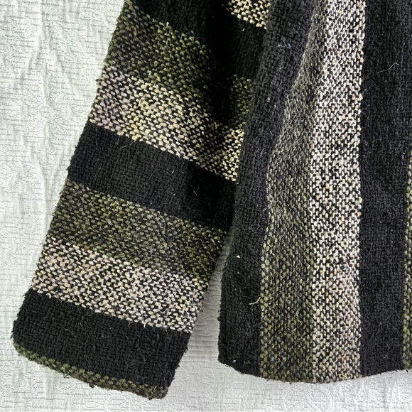 Serape hoodie blanket pullover drug rug womens small or childs large classic 90s - Picture 12 of 16